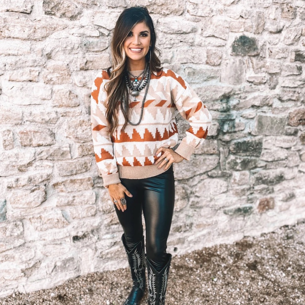 Geometric Sweater - Picture 4 of 5